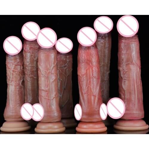 7 Style Super Realistic Dildo Huge Penis Sex Toy Flexible G-spot Stimulate With Suction Cup Female Masturbator Prostate Massager