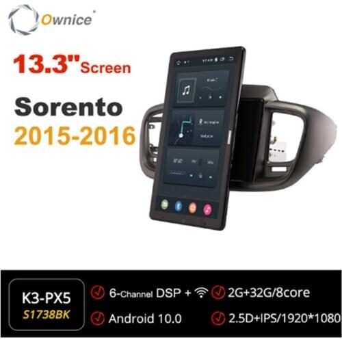 Ownice 1080P Android 10.0 Car Radio For Kia Sorento 2015 2016 Car Video Auto Multimedia head Unit 10.1" IPS Rotatable
