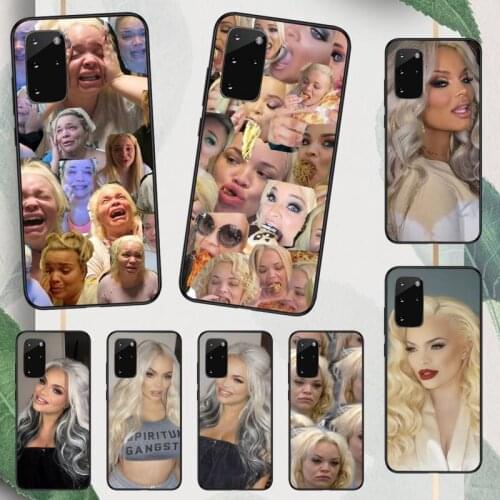 Trisha Paytas actor Phone Case For Samsung galaxy A S note 10 7 8 9 20 30 31 40 50 51 70 71 21 s ultra plus Luxury brand shell