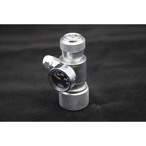 Carbon dioxide CO2 single table of the valve to fine tune three in a cylinder of aluminum bottles with B12-2