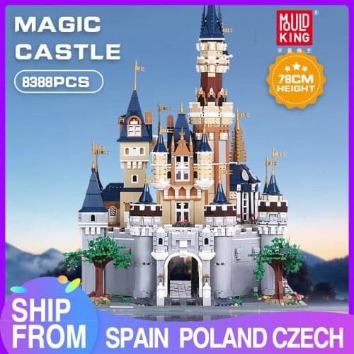 Mould King Building Blocks The MOC Princess Castle Model sets Assemble bricks Kids Educational DIY Toys Christmas Birthday Gifts