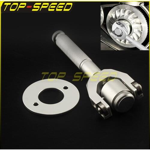 72”/64”Belt Changing Tool Silver Aluminum Wheel Base Width Fit For 2017 2018 2019 2020 Can-Am Maverick X3/Max/Rs/Ds/Turbo/R