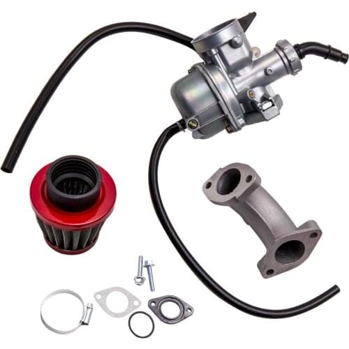 Carburetor Carb 22mm PZ22 Intake Pipe Air Filter For 110cc 125cc Pit Dirt Bike