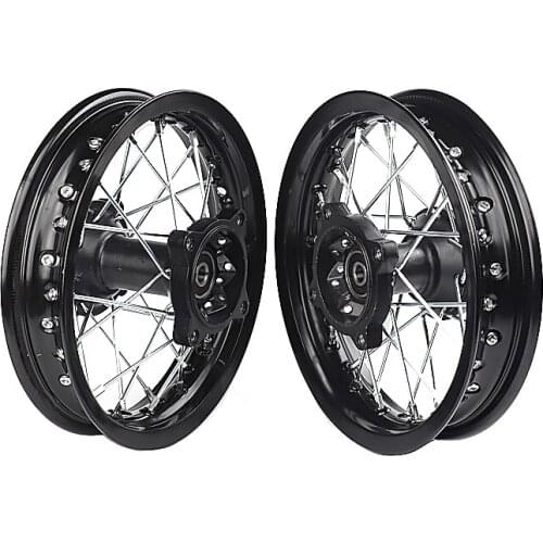 14" Inch Front Rear Wheels Set 2.50-14"3.00-14" Alloy Rim For KAYO BSE Apollo Xmotos Racing Supermoto Dirt Pit bike Off Road