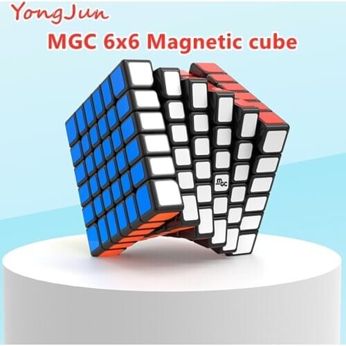 YongJun MGC magnetic 6x6x6 speed magic cube YJ puzzle cube 6x6 cubo magico Competition Cubes