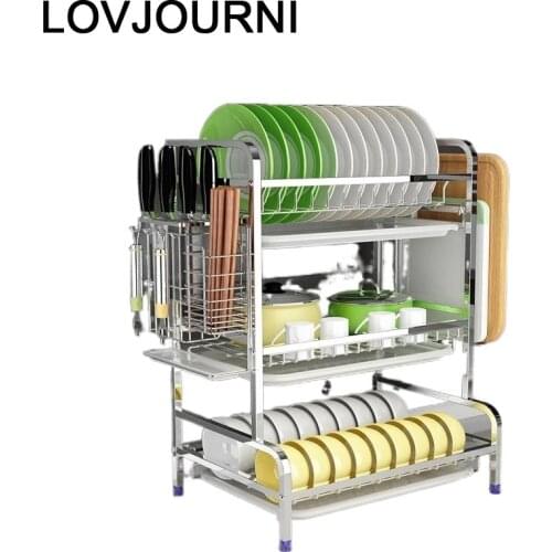 Pantry Organizer Organizadores De Accessories Stainless Steel Dish Cozinha Cocina Organizador Mutfak Kitchen Storage Rack Holder