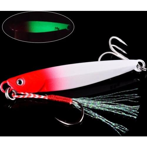 1PCS Metal Sequins Fishing Lure 7-40g Crankbait Jig Shads Spoon Artificial Baits Wobbler Rotating Bait Sea Lures Pesca