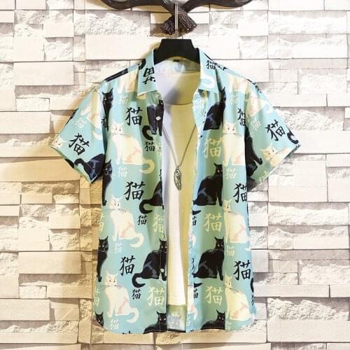 Plus Size 7XL 6XL 5XL Summer Chinese Character Print Short Sleeve Shirts For Men Clothing 2021 Simple Casual Chemise Homme Sale