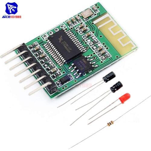 Diymore Bluetooth 4.2 Receiver Audio Stereo Module 3.7V/5V Mono 7PIN Output Speaker Amplifier Board with Capacitor Resistor