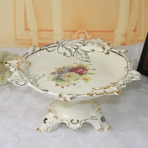 Factory outlets luxury compote European home decoration craft decoration living room home gifts