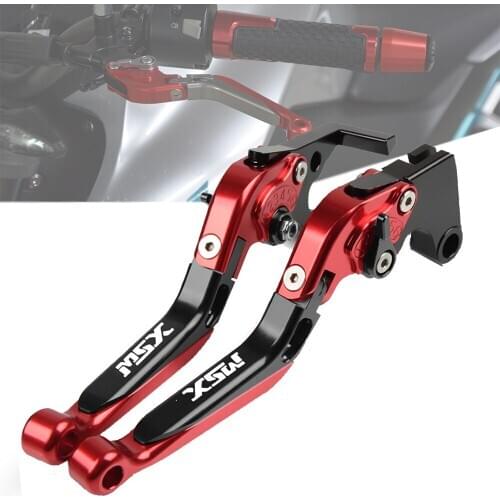 Motorcycle Brake Clutch Levers For Honda MSX125 MSX 125 Grom 2014-2019 Motorcoss Aluminum adjustable Folding Extendable Levers