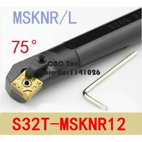 S32T-MSKNR12/ S32T-MSKNL12 32mm Lathe Cutting Tools CNC Turning Tool Machine Tools Internal Metal Lathe Tool Boring Bar MSKNR/L