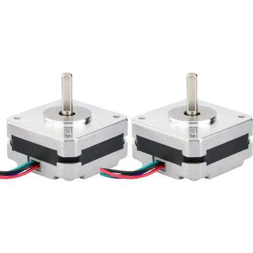Big deal 2Pcs 17Hs08-1004S 4-Lead Nema 17 Stepper Motor 20mm 1A 13Ncm(18.4Oz.In) 42 Motor Nema17 Stepper for Diy 3D Printer Cnc