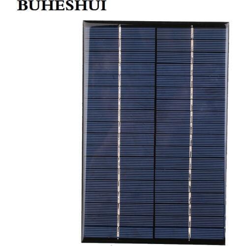 BUHESHUI 4.2W18V Solar Cell Polycrystalline DIY Solar Panel For 12V Battery Charger System 200x130X3MM 15pcs/lot Free Shipping