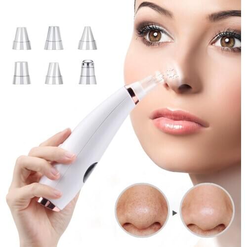 Blackhead Remover Vacuum Electric Nose Beauty Face Deep Cleansing Skin Care Vacuum Black Spots Acne Pore Cleaner Pimple Tool