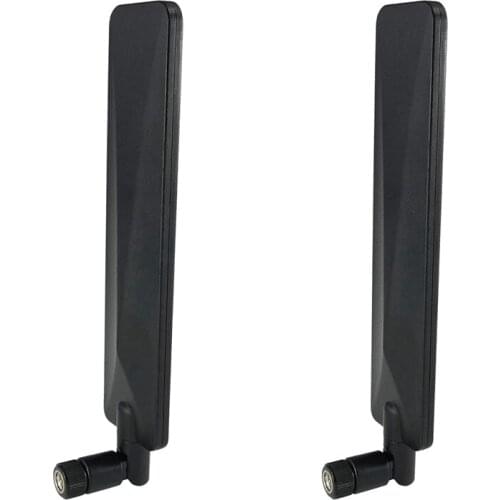 3G/4G LTE Universal Wide Band 5 DBi Omni-Directional High Gain Flat Paddle Antenna Foldable WIFI Antenna 2-Pack