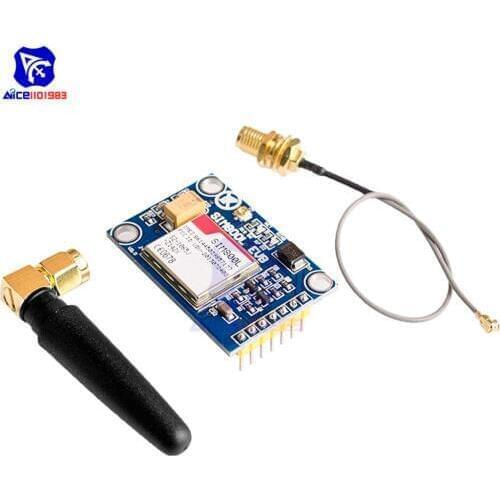 Diymore SIM800L Bluetooth Ver 3.0 Wireless GSM GPRS Module with IPX Antenna for Arduino