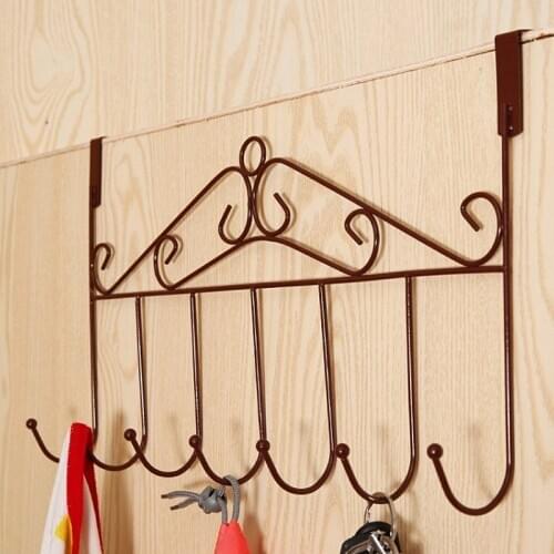 S-shaped Nail-free Door Clothes Hook Seamless Storage Hanger for Hat Bag Coat Towel