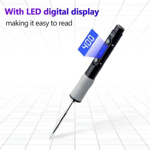 Mini Electric Soldering Iron Intelligent Soldering Iron Kit with LED Digital Display