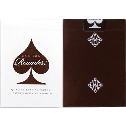 Ellusionist Madison Rounders Brown Playing Cards Bicycle Deck USPCC Collecaible Poker Magic Card Games Magic Tricks Props