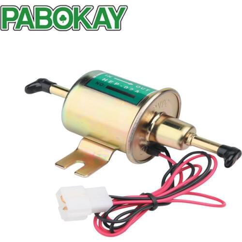 FS diesel petrol gasoline 12V electric fuel pump HEP-02A low pressure for carburetor, motorcycle , ATV
