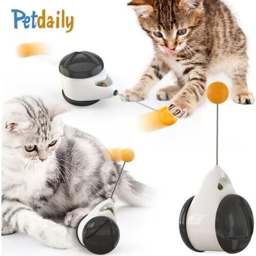 Hot funny interactive cat toys, plastic Indoor Rotating Ball Toy for Cat - Exercise Kitten Kitty pet Cat Teaser Toy,cat supplies