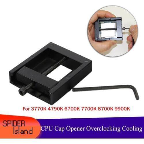 CPU Cap Opener Tool for 3770K 4770k 4790K 6700K E3-1230 E3-1231 7700K 8700K 115x Interface Kit CPU IHS Heatsink Removal Delid