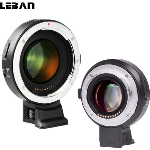 Viltrox EF-E II Lens Adapter Ring Auto Focus Reducer Speed Booster for Sony E-mount(APS-C) Series Cameras and Canon EF EOS Lens