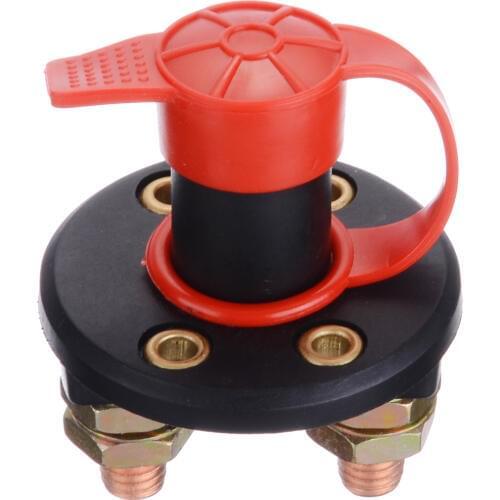 Mayitr 12V 300A Battery Main Switch Disconnector Boat Car Load Switch With 2 Removable Keys