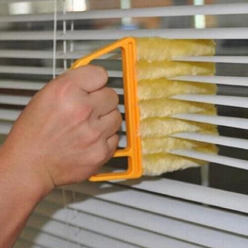 Fashion Microfibre Venetian Blind Blade Window Cleaning Brushes Cleaner Window Conditioner Duster Clean Brush