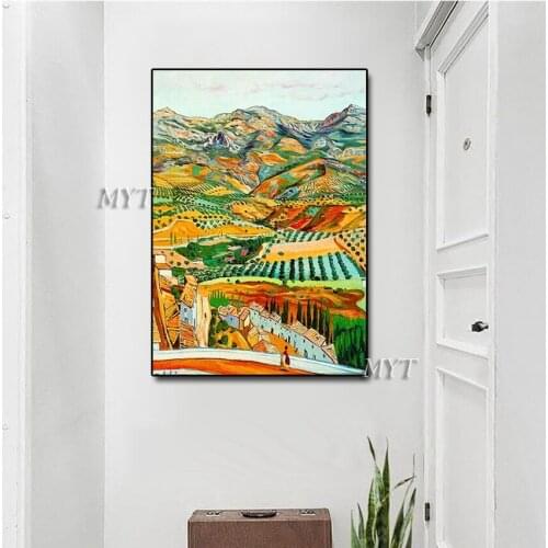 Real Pictures 100% Handpainted Copy Famous Picture Handmade Morden Oil Paintings on Canvas Wall Pictures For Live Room No Framed