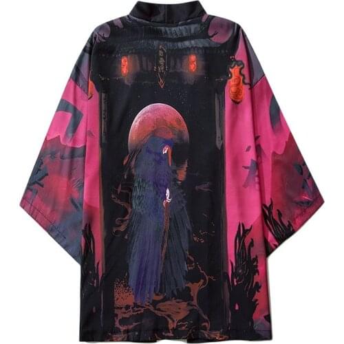 New Haori Fashion Clothes Japanese Vintage Asian Clothes Streetwear Top Kimono кимоно японский стиль