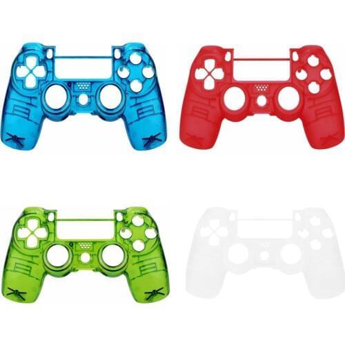 Transparent PS4 Pro Controller Faceplate Front Shell Upper Cover Case For Playstation 4 PRO JDM 040 JDS 040 Dualshock 4 V2 Gen2