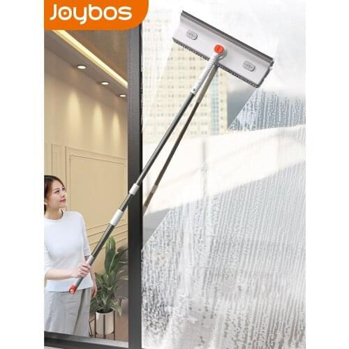 JOYBOS Window Squeegee Mop Soft Microfiber Glass Brush Telescopic Multi-function Scraper Cleaning Dust Household Kitchen JX57