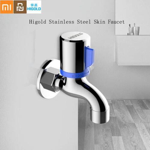 Higold Stainless Steel Skin Faucet with Filter Bathroom Kitchen Basin Single Handle Water Tap Bathroom Accessory