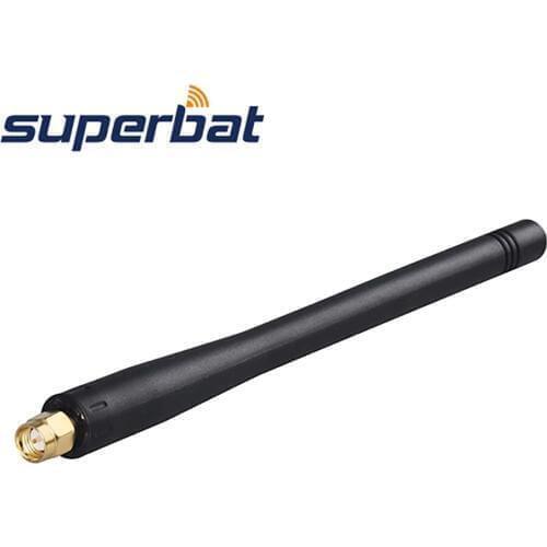 Superbat 868Mhz 3dbi Antenna Aerial SMA Plug Connector Ham Radio Rubber Antenna Signal Booster 16cm 60 Watt 50 Ohm