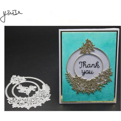 VCD123 Thank You Cut SCRAPBOOK Metal Cutting Dies For Scrapbooking Stencils DIY Album Cards Decoration Embossing Folder Die Cuts