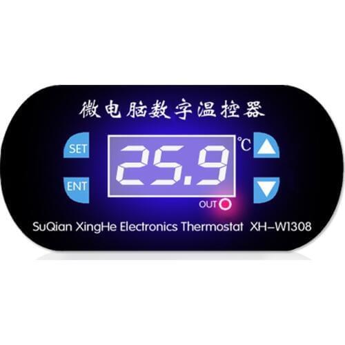 W1308 Temperature Controller Microcomputer Digital Display High Precision Temperature Controller Temperature Controller Switch