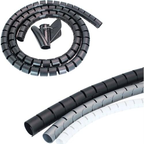 10M 8/10/12/16/22mm Cable Receiver Anti-Bite Bundle Line Tube Opening Winding Tube Wire Finishing Package Line Tube