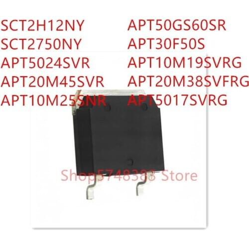 10PCS SCT2H12NY SCT2750NY APT5024SVR APT20M45SVR APT10M25SNR APT50GS60SR APT30F50S APT10M19SVRG APT20M38SVFRG APT5017SVRG TO268
