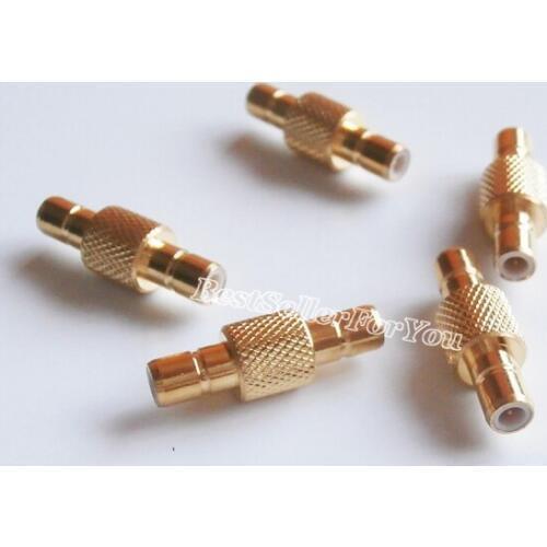 10Pcs SMB Male Plug to SMB Male Plug Straight RF Adapter Connector SMB Female