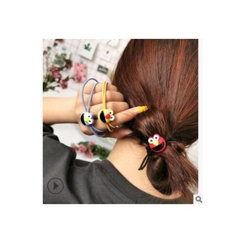 120pcs/lot DIY Multi Alloy Cartoon Animal Hair Band High Resilience Candy Rubber Bands Hair Styling Tools Accessories HA895