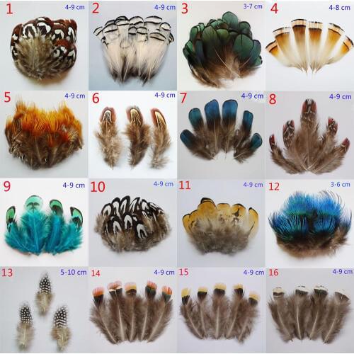 20 Pcs High quality Natural Peacock Pheasant Tail Rooster Chicken Feathers for crafts DIY Jewelry Christmas Decoration Plume