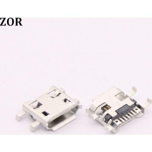 200pcs Micro mini USB DC Charging jack Socket Port Connector replacement for Alcatel One Touch Evo 7 Tablet Charging Port