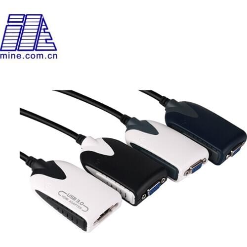 MINE UV170 1080p USB2.0 to VGA Display Adapter Support xp win7 win8 win10 Mac operating