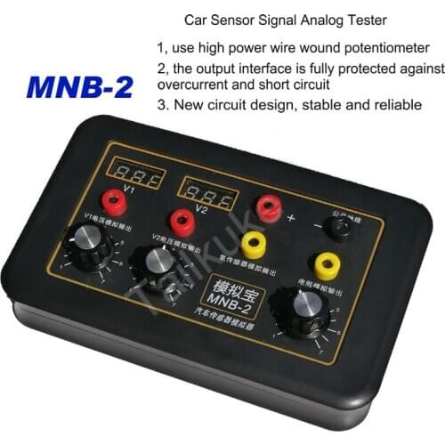 Car Sensor Simulator Voltage Resistance Oxygen Sensor Simulation Detection Computer Board ECU Maintenance Detector