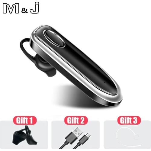 M&J Wireless Bluetooth Earphone Mini Business Portable Earphones With Microphone For Xiaomi Huawei iPhone Driving Fone De Ouvido