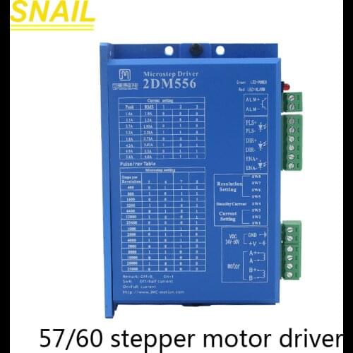 Stepper motor driver.2DM556.DC 24-60V.for 57 60 stepper motor.for 3D printing