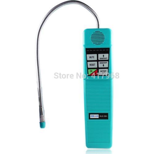 HLD-100 Elitech Freon Halogen Refrigerant Gas Leak Detector R410A R134A HVAC Sensitivity Tool + extra sensor