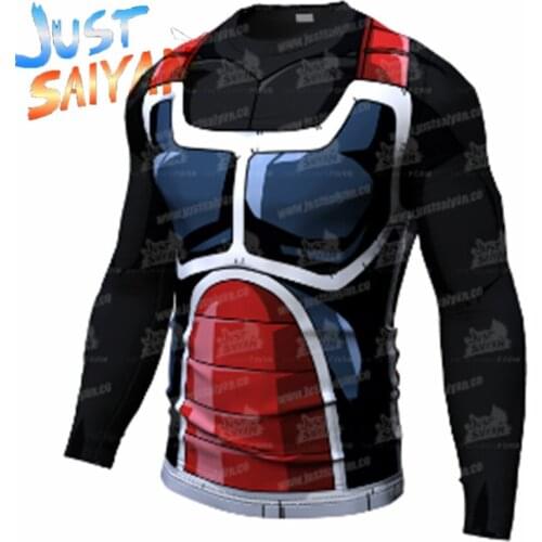 Harajuku Cosplay Anime character t shirt Men Casual 3D T shirt Fitness Compression Shirts Lapel Thermal Underwear Men Blouse